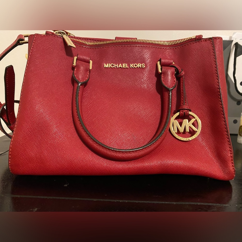 Michael Kors leather tote bag